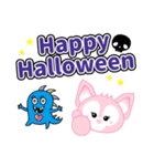 ハロウィーンに使える♡キツネ【デカ文字】（個別スタンプ：11）