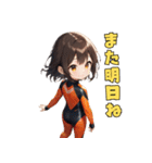 ハッピーサーファーガール（個別スタンプ：31）