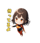 ハッピーサーファーガール（個別スタンプ：37）