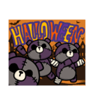 ハロウィンナイトベア（個別スタンプ：16）