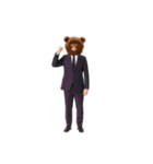 クマ被リーマン（個別スタンプ：6）