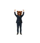 クマ被リーマン（個別スタンプ：8）