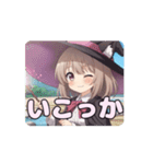 魔女っ子みなみアニメーション（個別スタンプ：14）