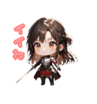 可憐なる勇敢な女戦士（個別スタンプ：3）