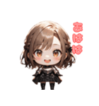 可憐なる勇敢な女戦士（個別スタンプ：4）