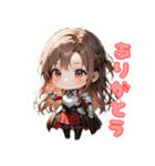 可憐なる勇敢な女戦士（個別スタンプ：13）
