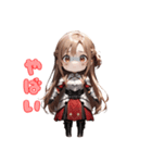 可憐なる勇敢な女戦士（個別スタンプ：28）