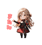 可憐なる勇敢な女戦士（個別スタンプ：34）