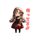 可憐なる勇敢な女戦士（個別スタンプ：35）