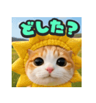 大接近！リアル猫（個別スタンプ：10）