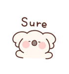 かわいいコアラの英語（個別スタンプ：8）