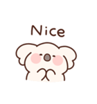 かわいいコアラの英語（個別スタンプ：14）