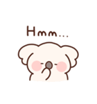 かわいいコアラの英語（個別スタンプ：21）