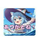 魔女っ子ありさスタンプ（個別スタンプ：3）