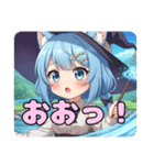 魔女っ子ありさスタンプ（個別スタンプ：9）