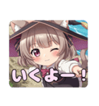 魔女っ子みなみスタンプ（個別スタンプ：1）