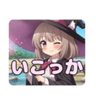 魔女っ子みなみスタンプ（個別スタンプ：14）