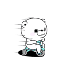 くま100％ よくうごく（個別スタンプ：7）