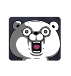 くま100％ よくうごく（個別スタンプ：23）