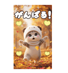 パンダ帽が可愛い猫 毎日気軽に使える BIG（個別スタンプ：21）