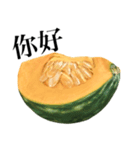 国産かぼちゃ 【台湾語のみ】（個別スタンプ：1）