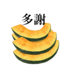 国産かぼちゃ 【台湾語のみ】（個別スタンプ：2）