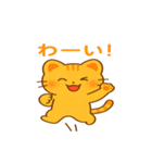 シニア向けの猫ラインスタンプです。（個別スタンプ：15）