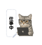 大人が使える 日常使いの猫スタンプ（個別スタンプ：22）
