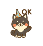 10月20日お誕生日 まゆげときなこ（個別スタンプ：16）