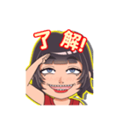 ヨロコビウーマン2（個別スタンプ：9）