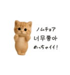 ふわふわ子猫のまいにち韓国語♡（個別スタンプ：7）