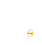 淡色ゆきだるまくん（オレンジ）（個別スタンプ：31）