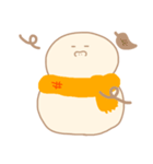 淡色ゆきだるまくん（オレンジ）（個別スタンプ：33）