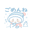 ゆきんこ もこの ぬくぬく冬スタンプ（個別スタンプ：7）