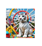 ホワイトタイガーの新日常15（個別スタンプ：7）