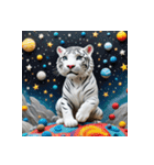 ホワイトタイガーの新日常15（個別スタンプ：8）