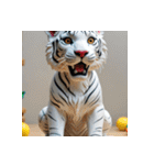 ホワイトタイガーの新日常15（個別スタンプ：12）