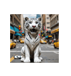 ホワイトタイガーの新日常15（個別スタンプ：20）