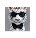 ホワイトタイガーの新日常15（個別スタンプ：23）