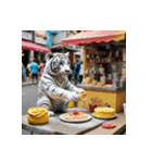 ホワイトタイガーの新日常15（個別スタンプ：27）