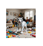 ホワイトタイガーの新日常15（個別スタンプ：39）