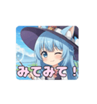 魔女っ子ありさアニメーション（個別スタンプ：1）