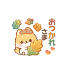 しばワンコの秋うららスタンプ（個別スタンプ：6）