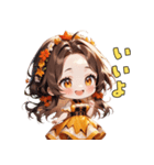 秋色ドリーミーアイドル（個別スタンプ：3）