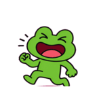 のんびりカエルのまいにち@SFW（個別スタンプ：4）
