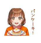 ボブカットの女の子のカフェ巡り（個別スタンプ：5）