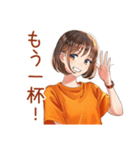 ボブカットの女の子のカフェ巡り（個別スタンプ：20）