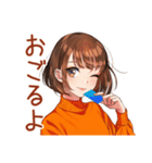 ボブカットの女の子のカフェ巡り（個別スタンプ：26）