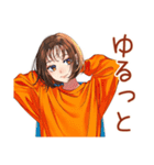 ボブカットの女の子のカフェ巡り（個別スタンプ：31）