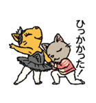 おどれ！バレエにゃん、やれやれ（個別スタンプ：1）